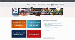 Desktop Screenshot of produitcertifie.fr