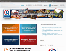 Tablet Screenshot of produitcertifie.fr